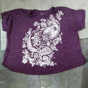 Terra and sky t shirt v neck